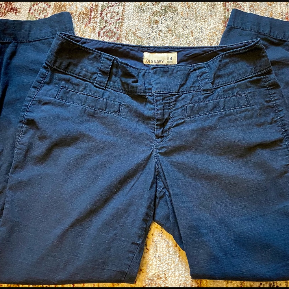 Old Navy Linen Ankle Pants